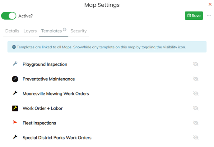 Layer Settings Template